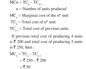 Marginal cost (MC)