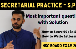 HSC question bank with solution class 12 Maharashtra Board: Secretarial Practice