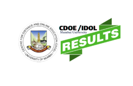 CDOE Results Updates | IDOL Mumbai University Results