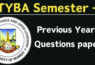 TYBA IDOL Semester 5 Previous Year Question Papers IDOL Mumbai University 2024