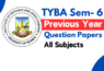 TYBA IDOL Semester 6 Previous Year Question Papers