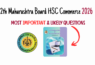 Class 12 Accounts Important Questions for HSC Maharashtra Board 2026